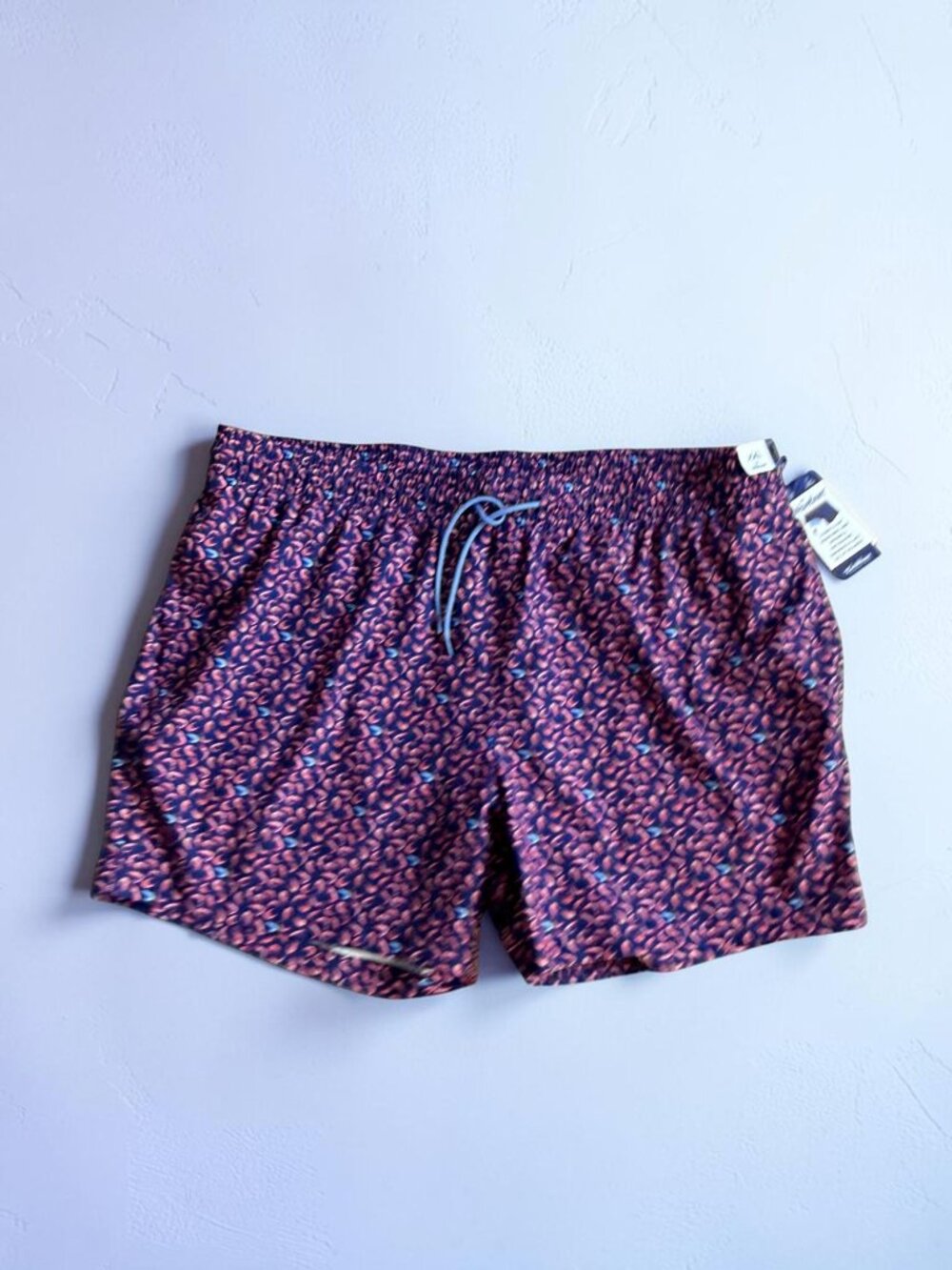CARIBBEAN Mens Waveliner Crawfish Print Swim Shorts Sz XXL NEW NWT